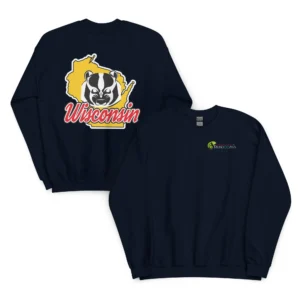 Sudadera unisex Wisconsin