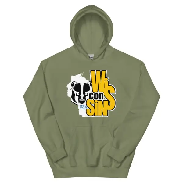 Sudadera con capucha Wisconsin 2 - Imagen 7