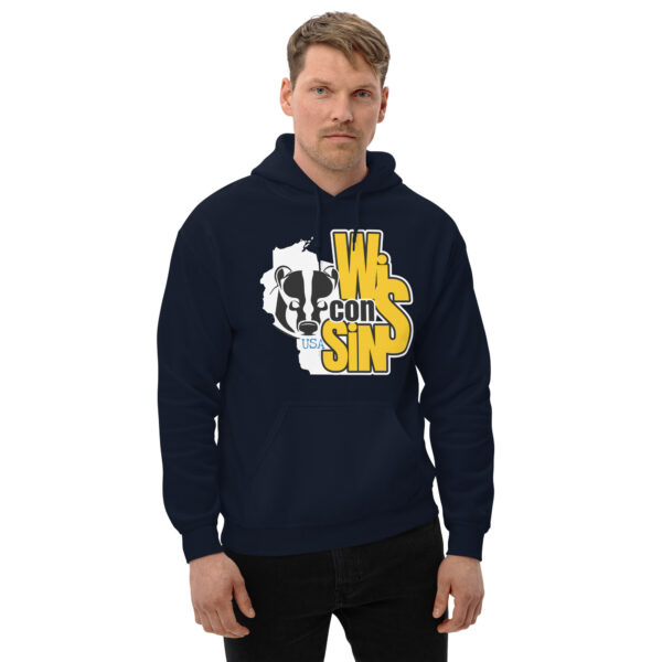 Sudadera con capucha Wisconsin 2 - Imagen 2