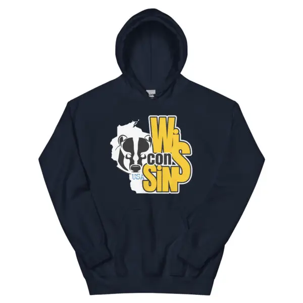 Sudadera con capucha Wisconsin 2 - Imagen 3