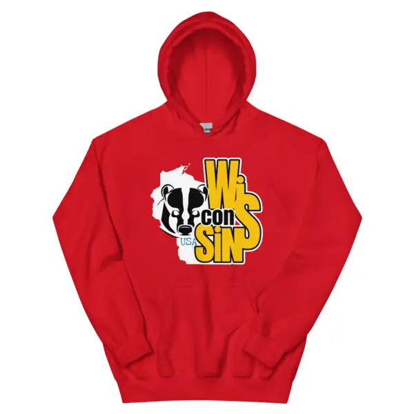 Sudadera con capucha Wisconsin 2 - Imagen 4