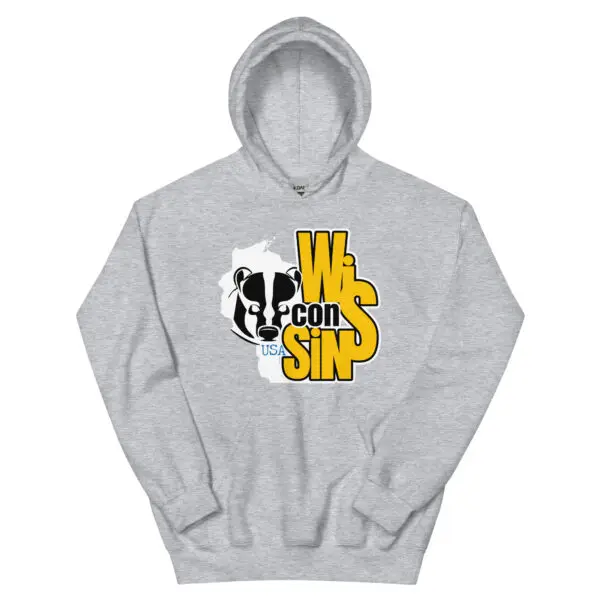 Sudadera con capucha Wisconsin 2 - Imagen 8