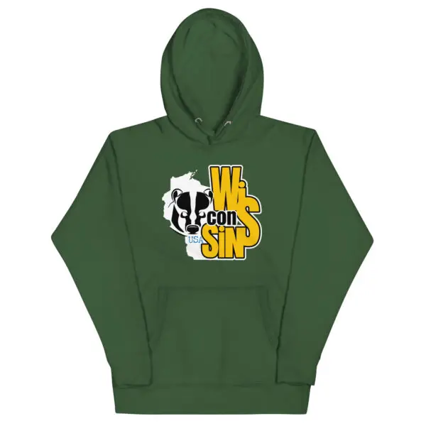 Sudadera con capucha Wisconsin - Imagen 5