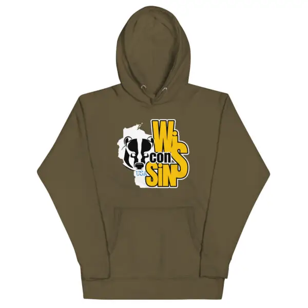 Sudadera con capucha Wisconsin - Imagen 6