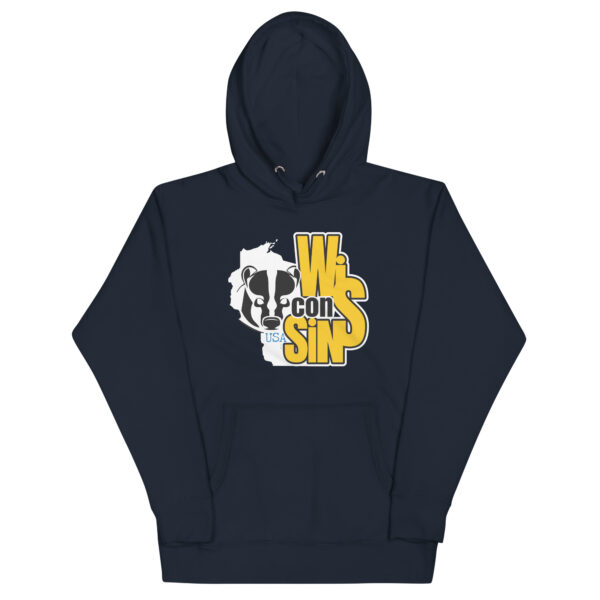 Sudadera con capucha Wisconsin - Imagen 3