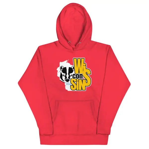 Sudadera con capucha Wisconsin - Imagen 7